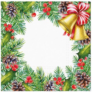 Glory Christmas Frame napkins
